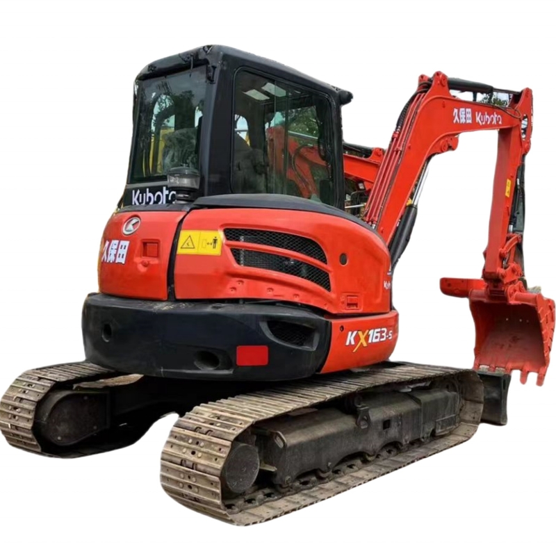 Low-Hour 2020 Japan Second-Hand Digger Kubota KX163 Used Excavator for Your Project