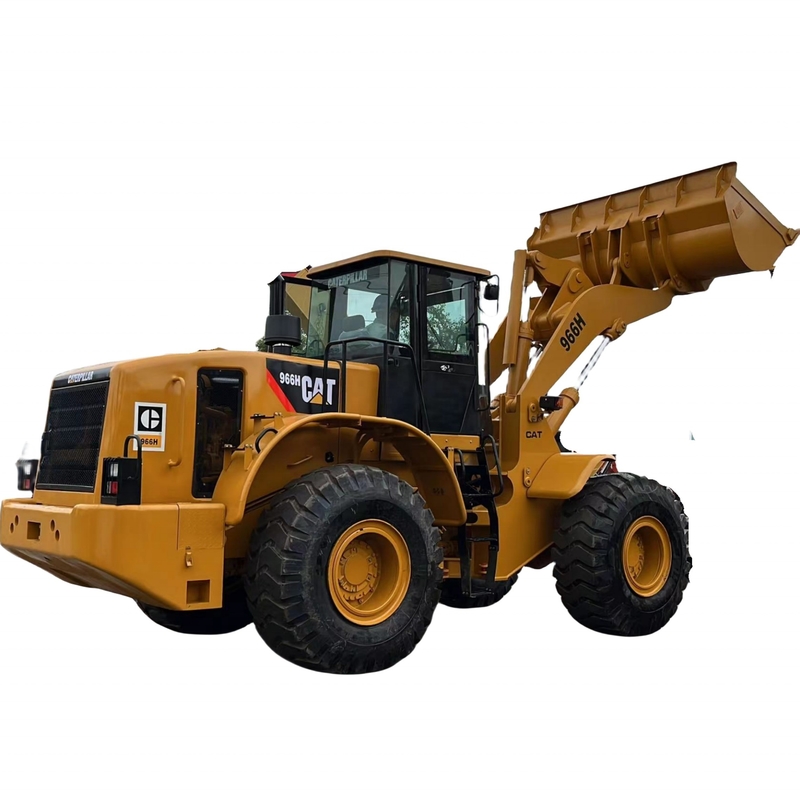 Japan Original Tractor Machine Used Wheel Loader CAT 966H with Liyuan Hydraulic Valve