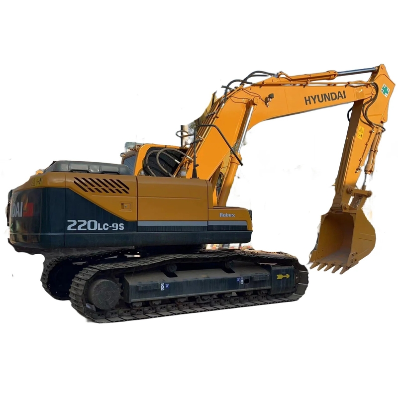 Original Paint Hyundai 220LC-9S Excavator with 96KW Engine and EPA Certification