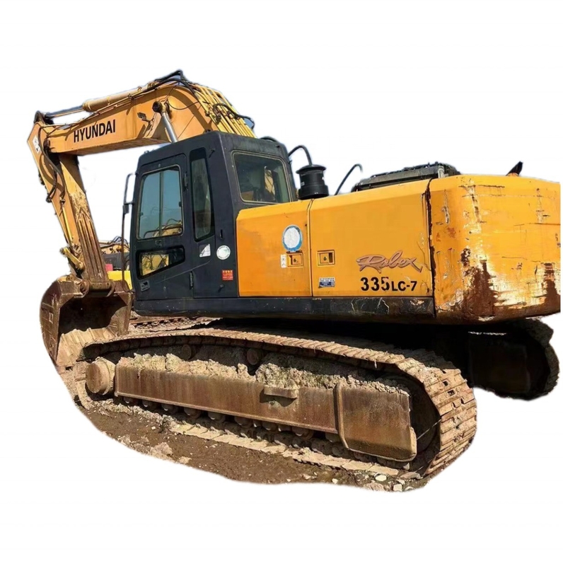 33 TON Korea EPA Engine Hyundai 335LC-7 Hydraulic Excavator Moving Type Crawler Excavator