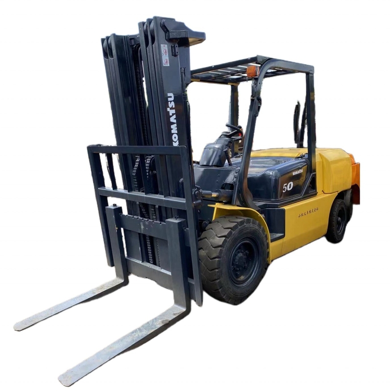 Almost 5Ton KOMATSU FD50 FD35 FD40 FD45 EPA Engine Hydraulic Forklift with 46KW Power