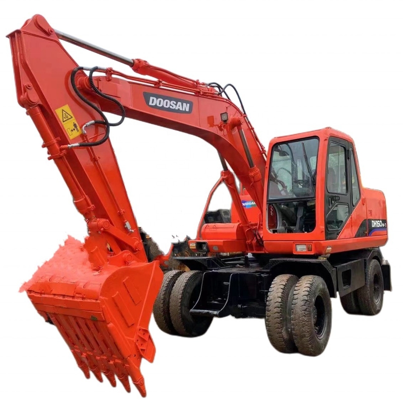 Doosan DH150W-7 15 Ton Excavator Used Digger with HINO Engine in Excellent Condition