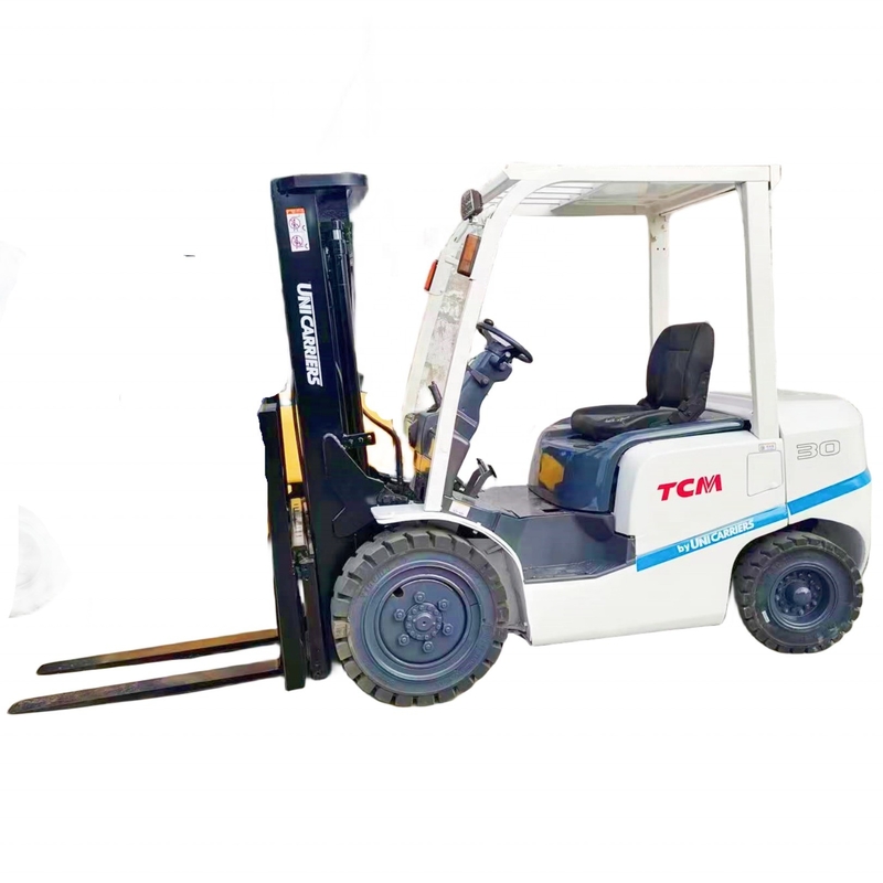 3ton TCM 30 Used Forklift with EPA Engine and Liyuan Hydraulic Pump in Wheel Machine