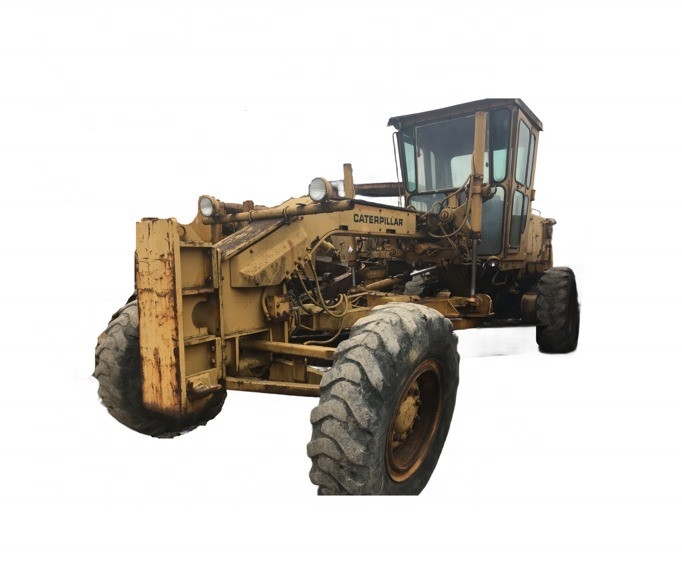 Good Condition Double Drum Roller CAT 12G Used Land Flat Machine Grader from Japan