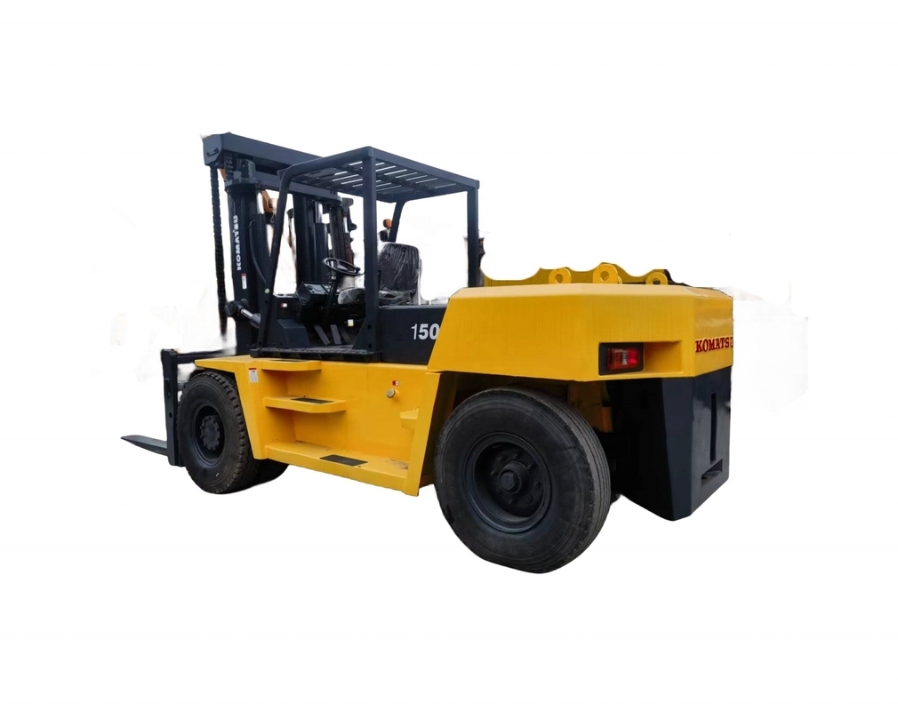 Affordable USED 96KW Forklift TCM FD15ton EPA Engine Hydraulic Forklift KOMATSU FD15on