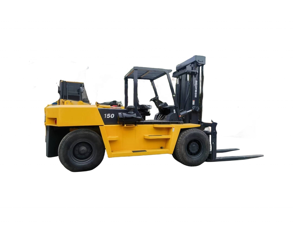 Japan Original Komatsu FD 150 Forklift 15ton in Good Condition with 1200mm Fork Length
