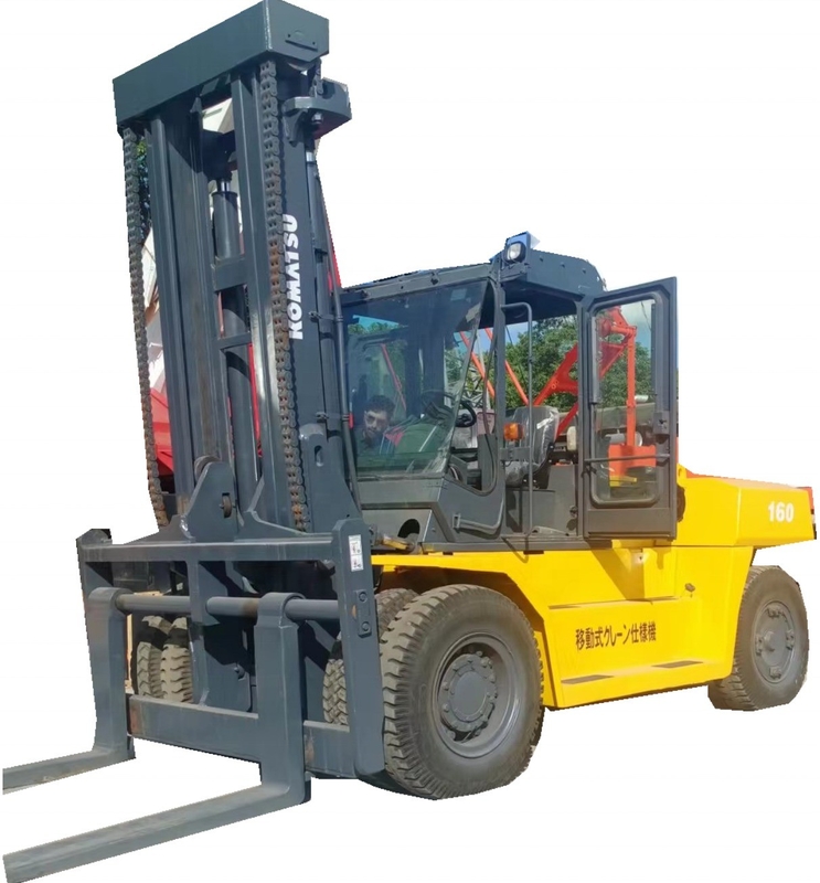 Secondhand Komatsu FD160 16TON Diesel Forklift with Original Hydraulic System at Good