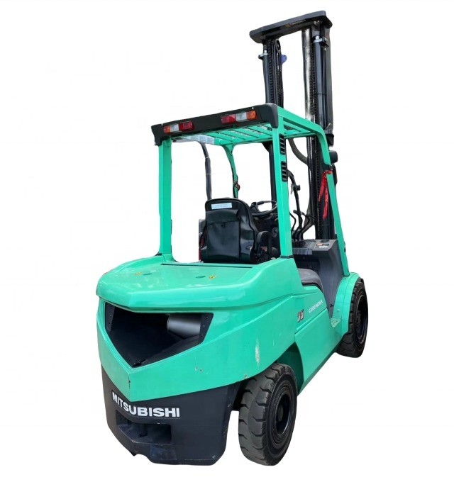 122mm Fork Width Mitsubishi FD35 3.5TON Secondhand Diesel Engine Pallet Lifting Truck