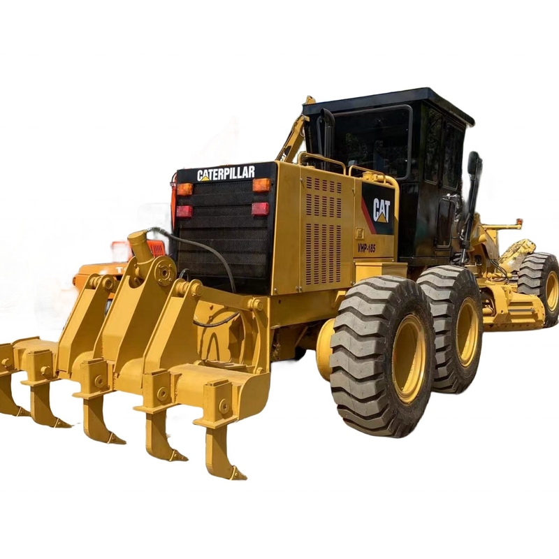 Caterpillar 140H Used Motor Grader Front Loader 100% America Original in Good Condition