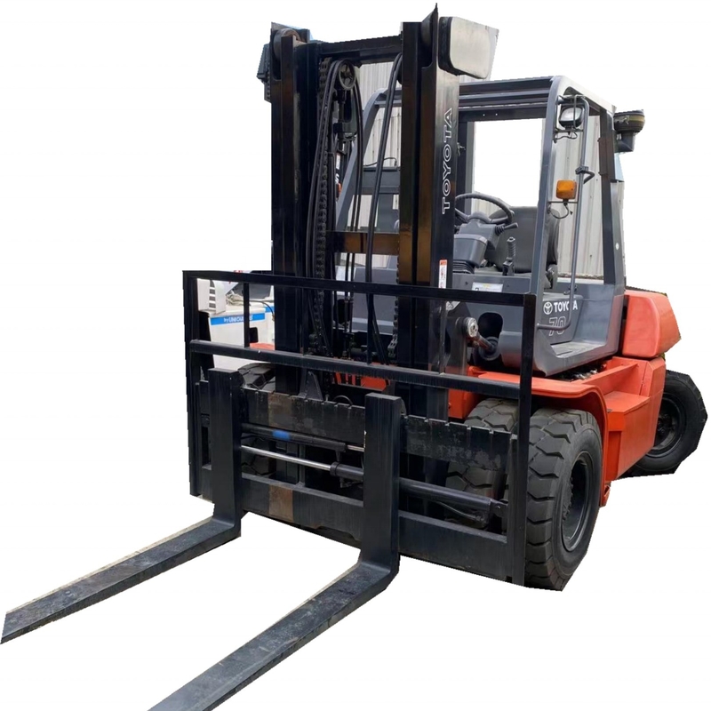 Japan Made 7ton Diesel Engine Forklift for TOYOTA FD70 Warehouse Container Secondhand