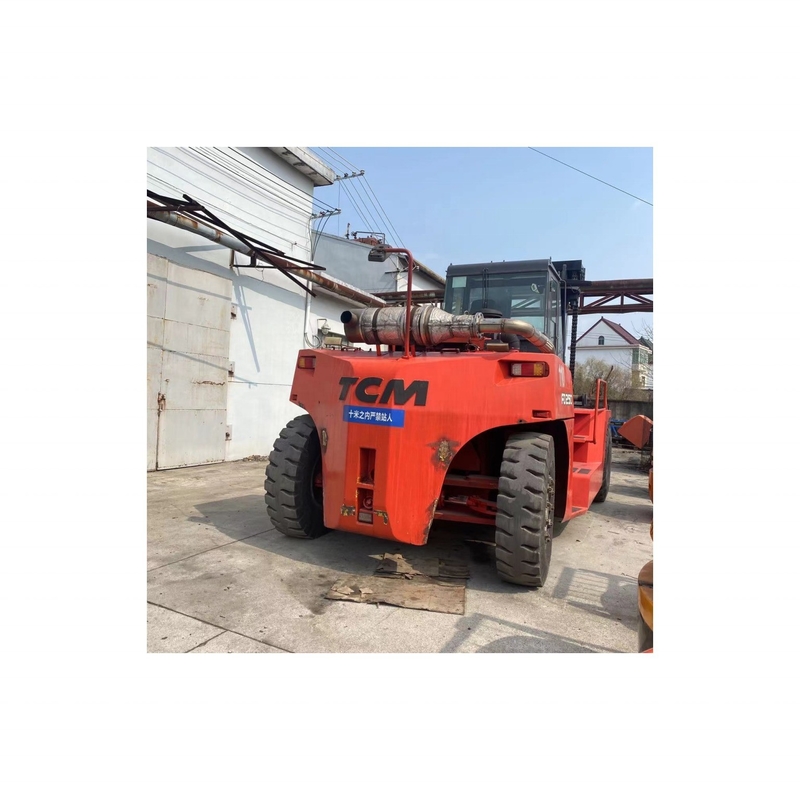 TCM 25ton Mini Forklift Diesel Engine on for Warehouse Container Pallet Lifting Truck