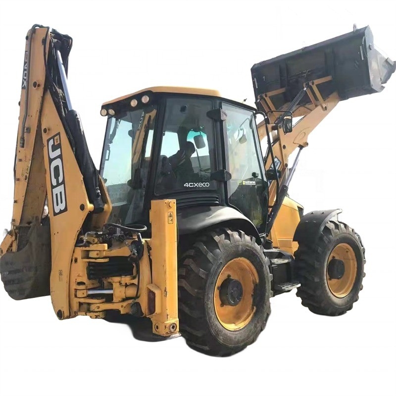 8TON Rated Load Used JCB 4CX Backhoe Loader with Low Working Hours and Good Condition