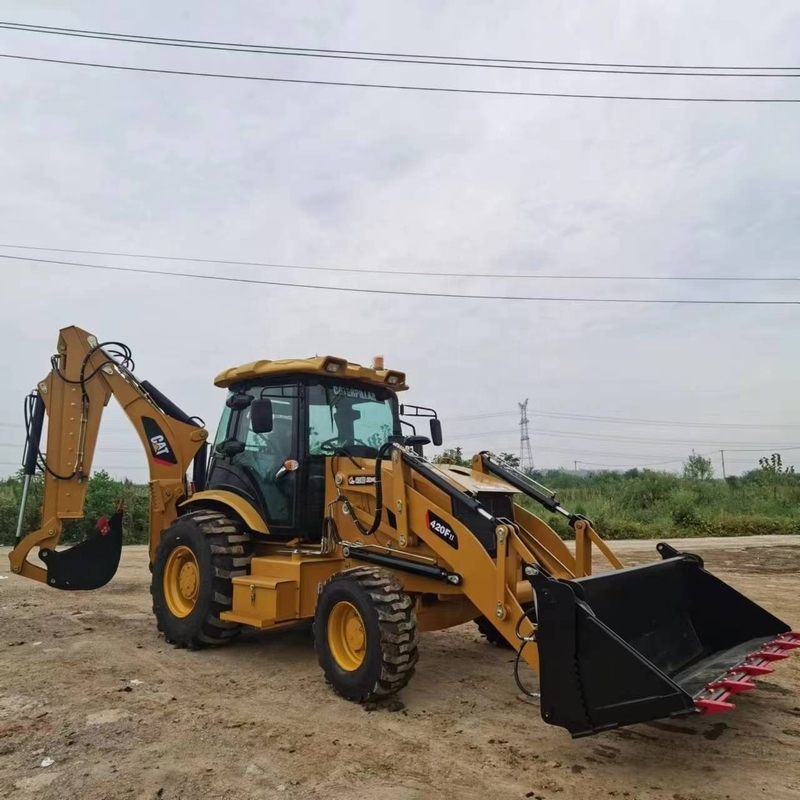 Japan Original Paint Used Backhoe Loader HINO Engine 20ton Caterpillar 420F for Sal