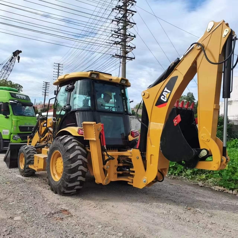 CAT 420F Used Backhoe Loader with 20Ton Operating Weight and 0-2000 Working Hours