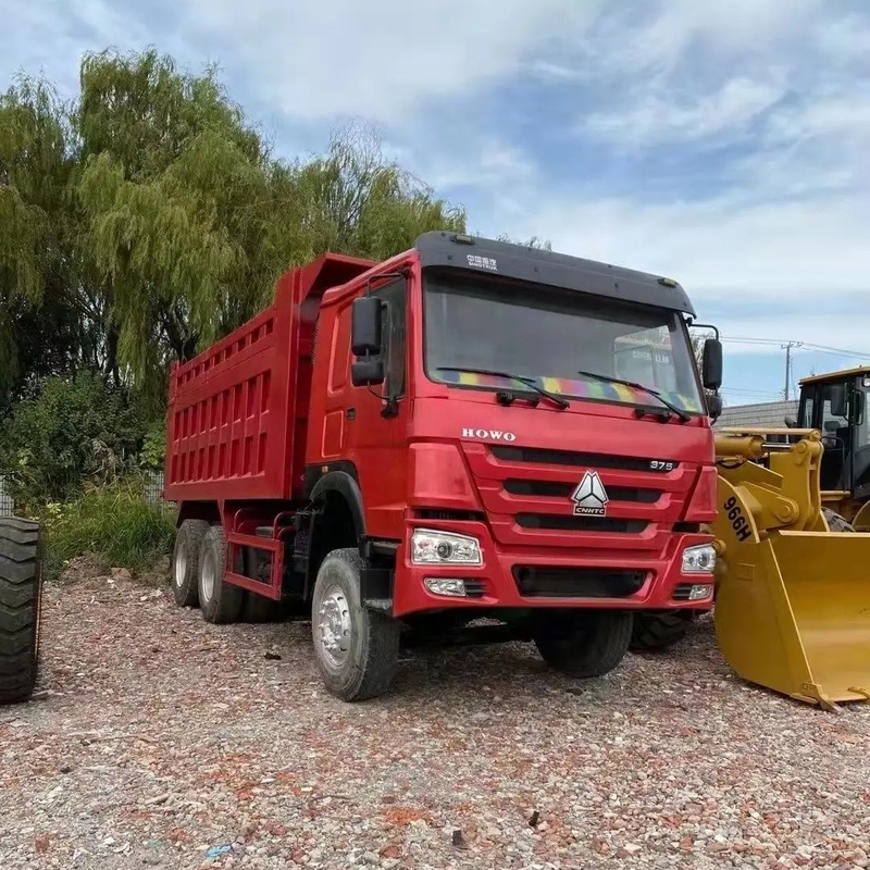 Hydraulic Cylinder Liyuan Used Dump Truck HOWO 375 in Original Paint from Japan