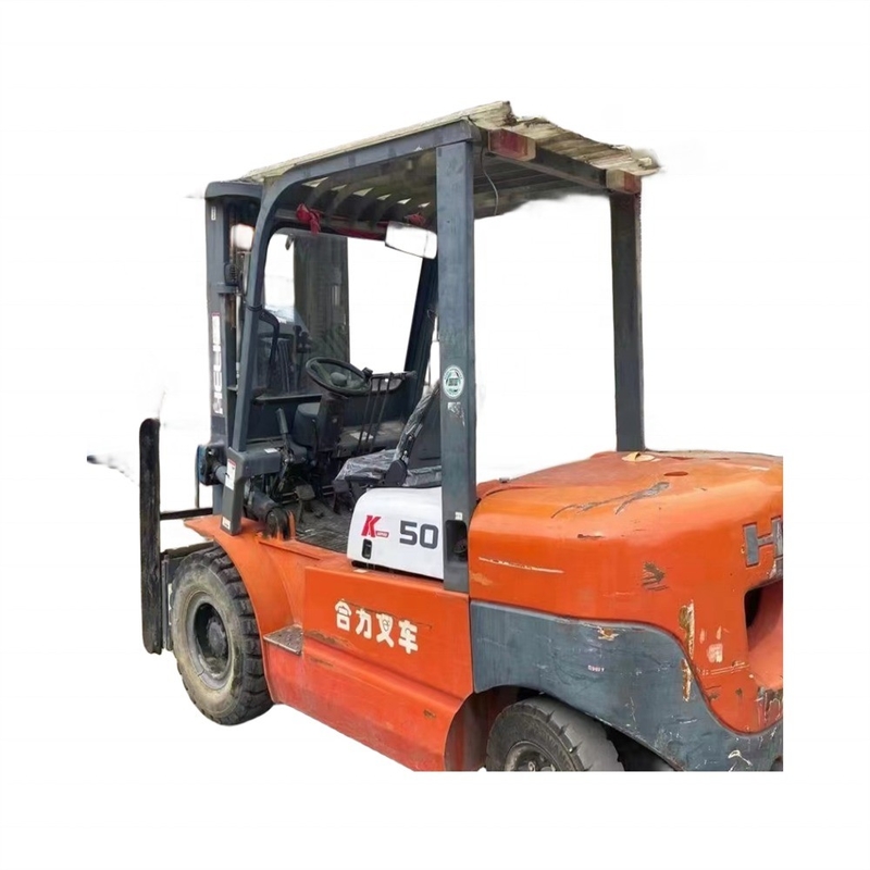 K50 5 Ton Diesel Forklift Heli Used Forklift Truck with 0-2000 Working Hours