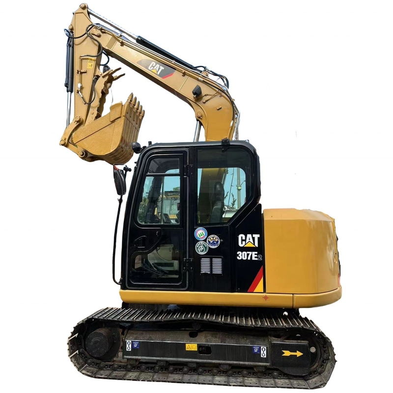 Original Japan CAT MINI Crawler Digger 307E2 Ton Excavator 7TON Operating Weight 27kW