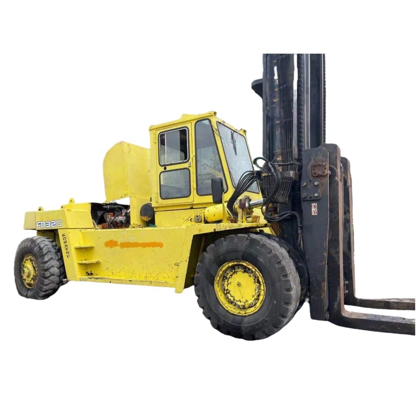 32ton KOMATSU FD320 Diesel Forklift Truck with Manual Operation and Low Working Hours