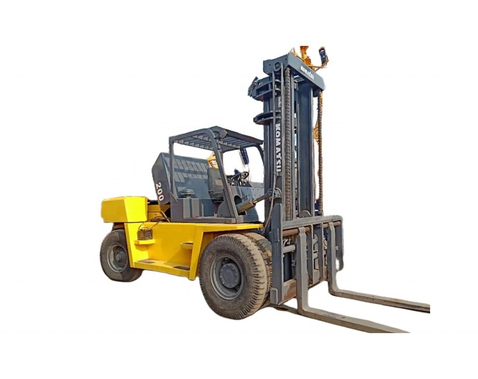 20 Ton Diesel Forklift KOMATSU FD200 for Container Handling in Building Material Shops