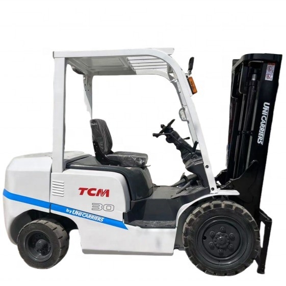 Safer Used TCM 3 ton 3.5 ton Diesel Forklift with ISUZU YANMAR MISUBISHI engine FD30