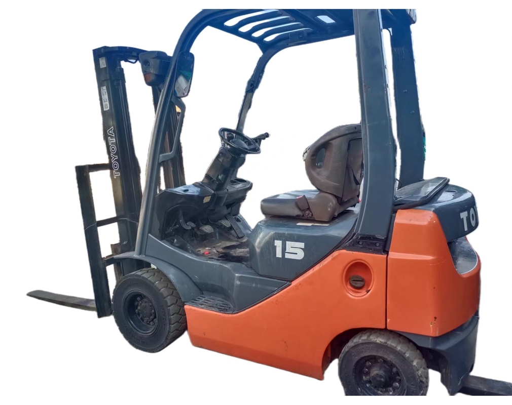 Used Diesel Power Toyota FD15 Mini Forklift Truck Excellent Working Condition 1.5 Ton