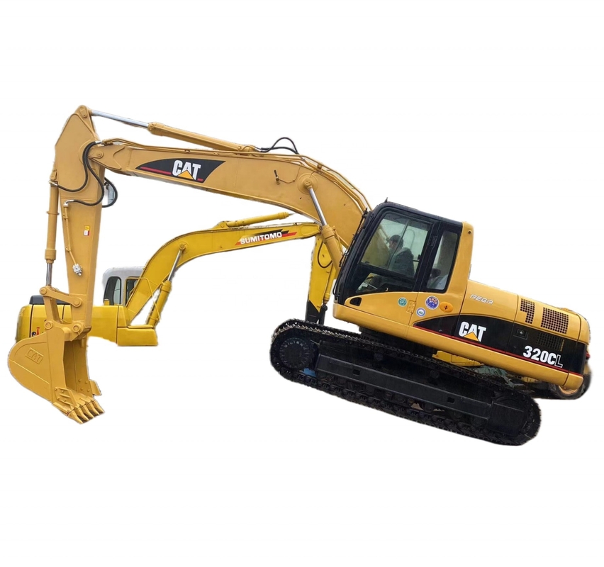 Used Japan EPA Engine CAT320CL Hydraulic Excavator Caterpillar 320C CAT320C Original Paint