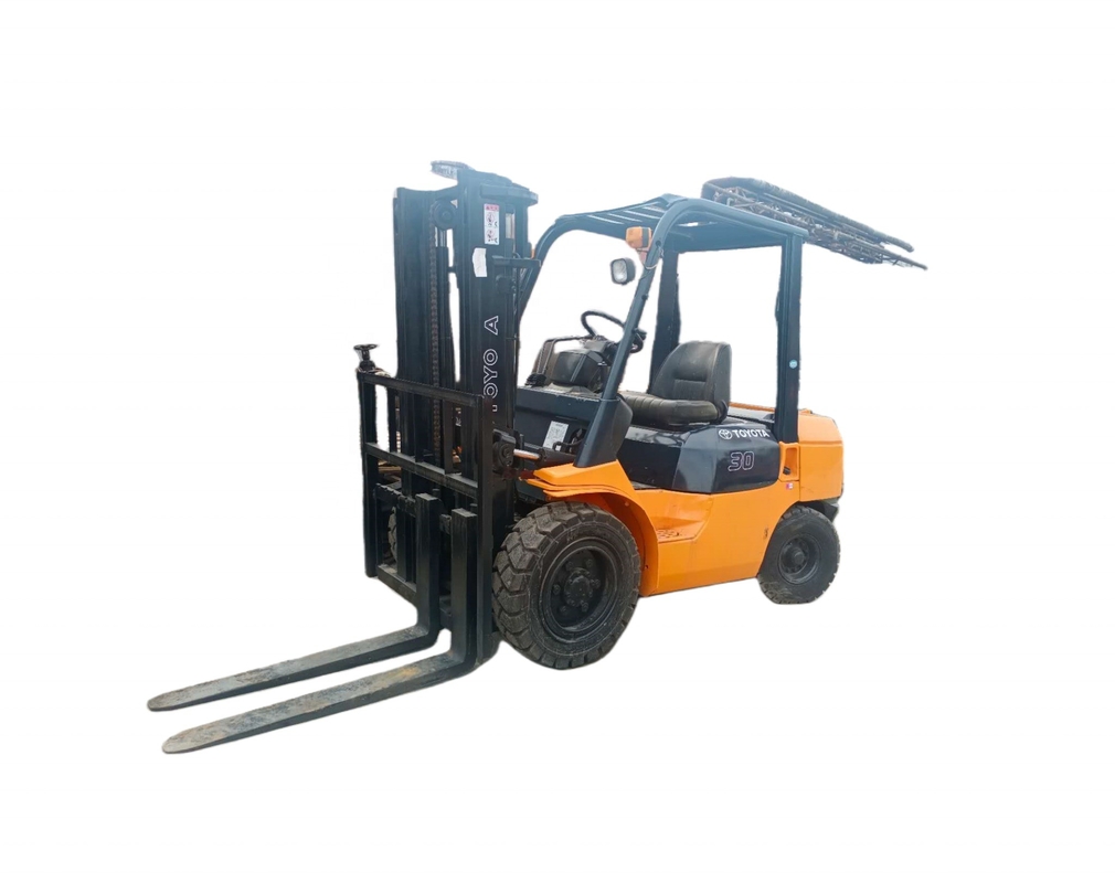 Excellent Working Condition 3 Ton Toyota FD30 Mini Forklift Truck for Heavy Equipment