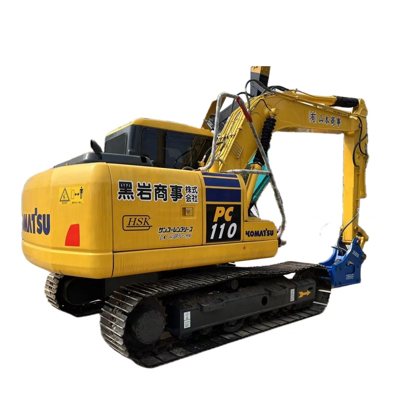 YANMAR Engine Used Original Japan 11T Mini Excavator Komatsu PC110 Crawler for Retail