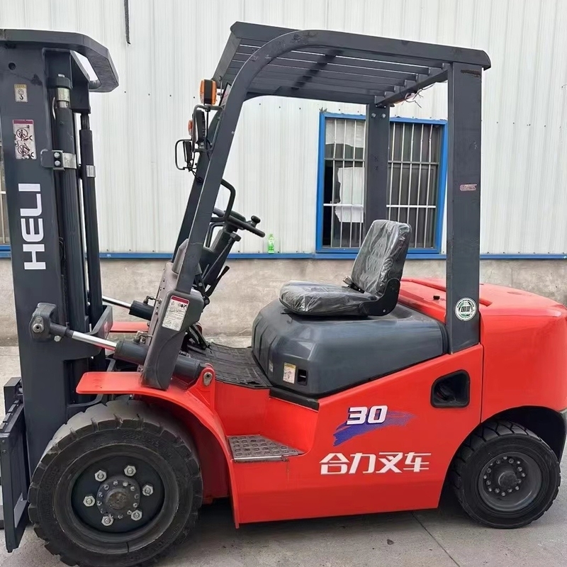 Used Heli 3t Diesel Forklift 3 Stages 2.5ton 3ton 3.5t 4t 5t 16t 30t Forklifts