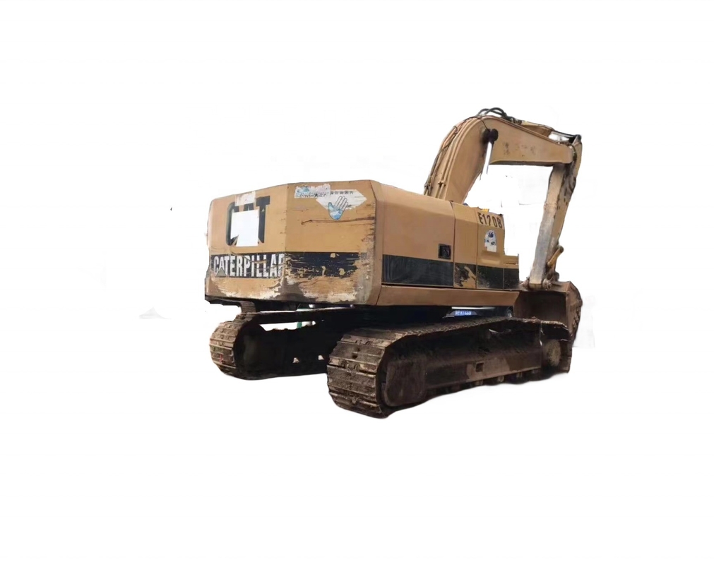 CAT E120B Secondhand Excavators Digger with Hydraulic Valve CAT and Yellow Black Color