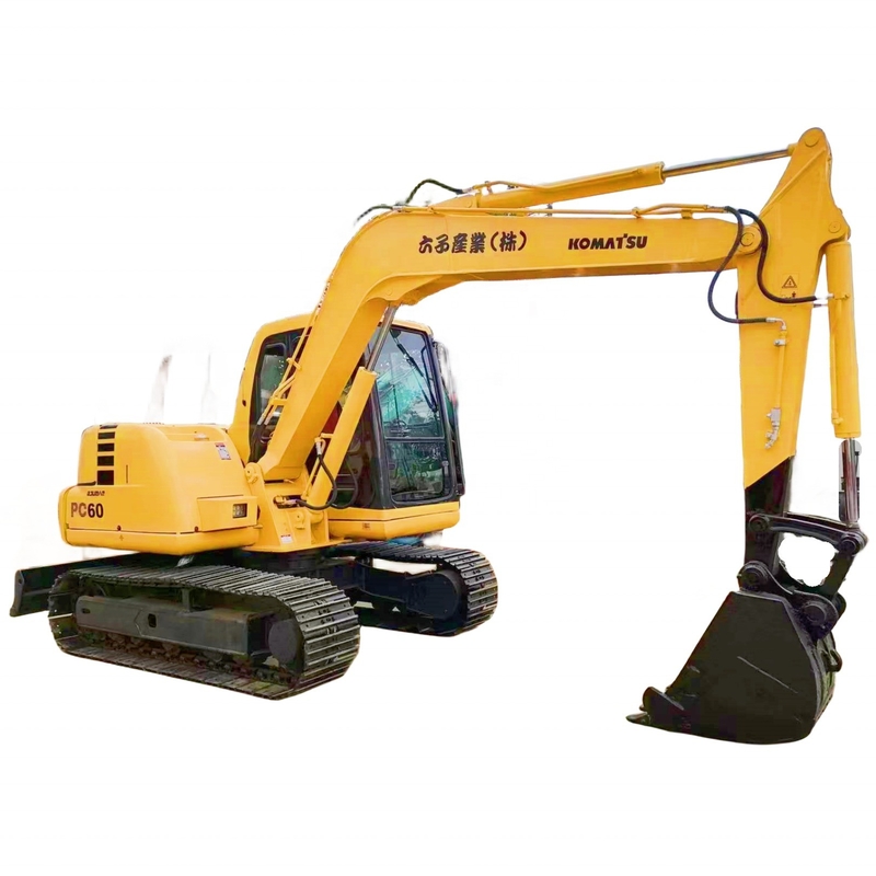 Low working used Komatsu pc60 excavator with engine and pump in good condition