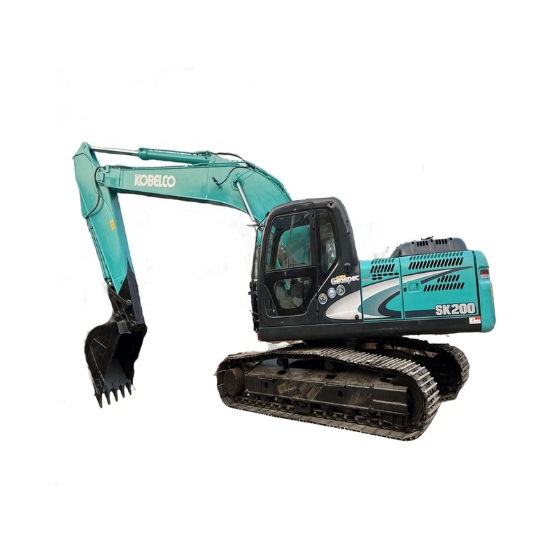 Secondhand Kobelco SK200-8 Excavator 20 Ton Construction Crawler Machinery Used in Japan