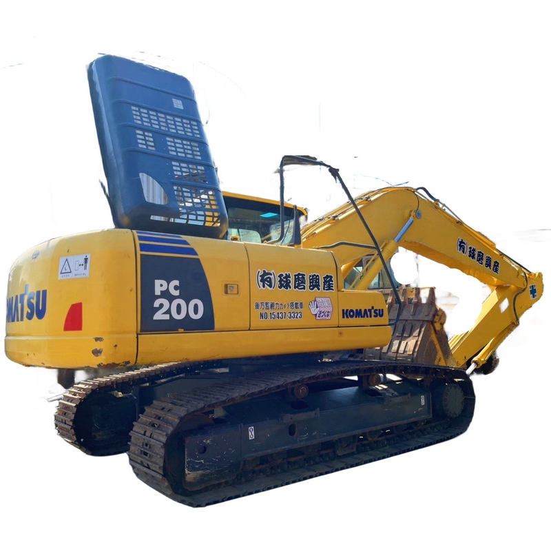 KOMATSU PC200-8 Used Excavators 20 Tons Crawler Digger with and Best Japan Import