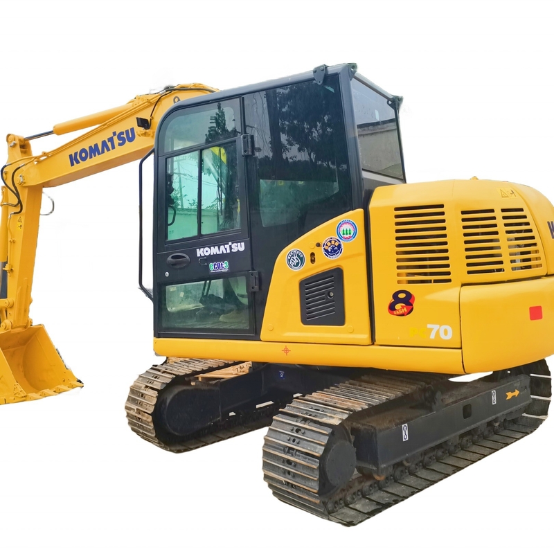 Original Paint Second-hand Komatsu PC70 Excavator with Low Working Hours and Engine