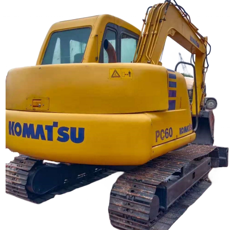 Japan Original Komatsu PC60 Excavator 6 Ton Crawler Digger with 0.35m3 Bucket