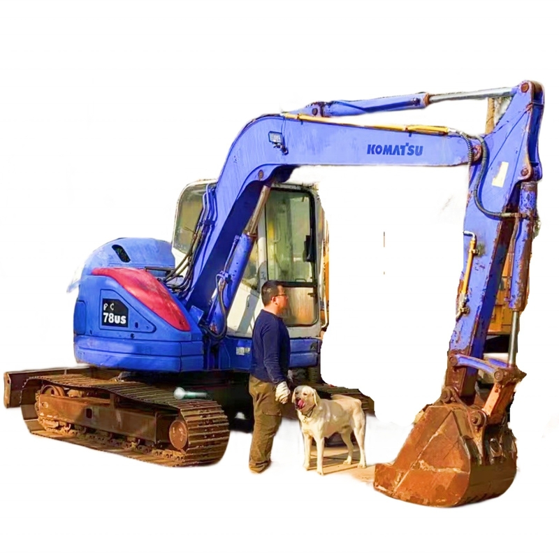 KOMATSU PC78 Crawler Excavator 7.8TON Original Japan Earth-moving Machine Mini Digger