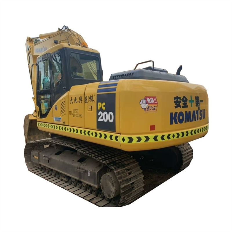 20 Ton Komatsu PC200 Used Medium Hydraulic Crawler Excavator Japan and Well-Maintained