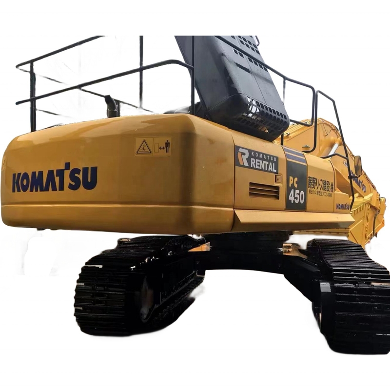 KOMATSU pc450-7 Excavator 45ton Heavy Machinery with Low Hours and Hydraulic Cylinder