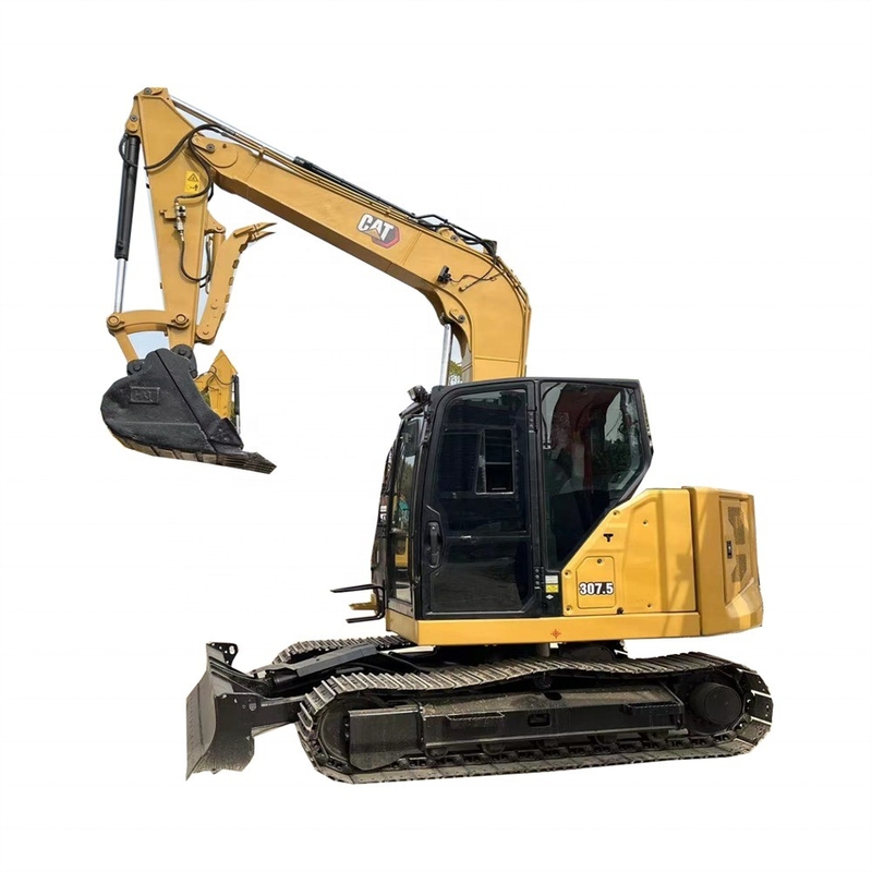CAT 303.5E Excavator 3.5 Ton with Powerful Bucket and Stick Digging Force Original Color