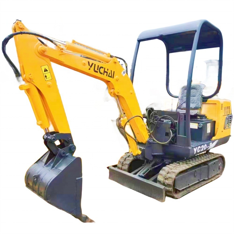 YUCHAI YC20-8 Mini Excavator Small Digger with Engine and Other Hydraulic Pump