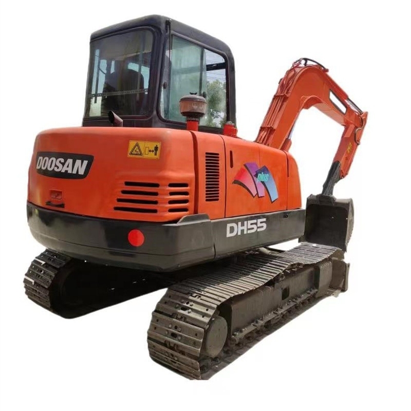 Original Doosan DH55 Excavator with 0.3M³ Bucket Capacity and 5.5TON Operating Weight