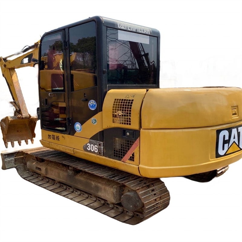 CAT 306 Second Hand Crawler Wheel Excavator Used Mini Excavator with Engine