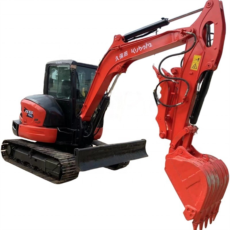 Kubota KX165-5 Second Hand Digger Japan Excavator with Low Working Hours and Engine