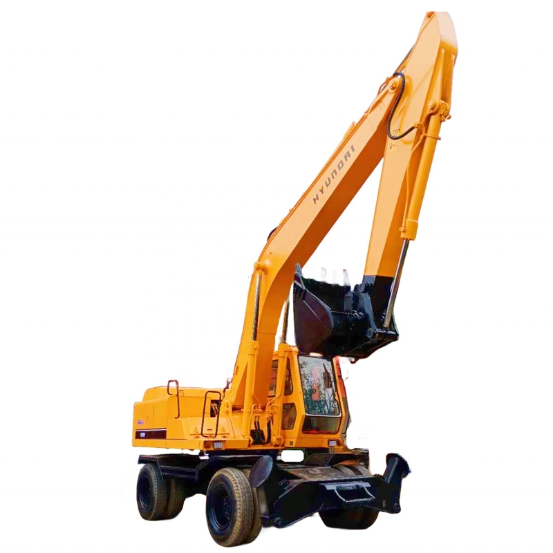 15TON HYUNDAI 150W Wheel Excavator Used Original from Korea with Good Performance
