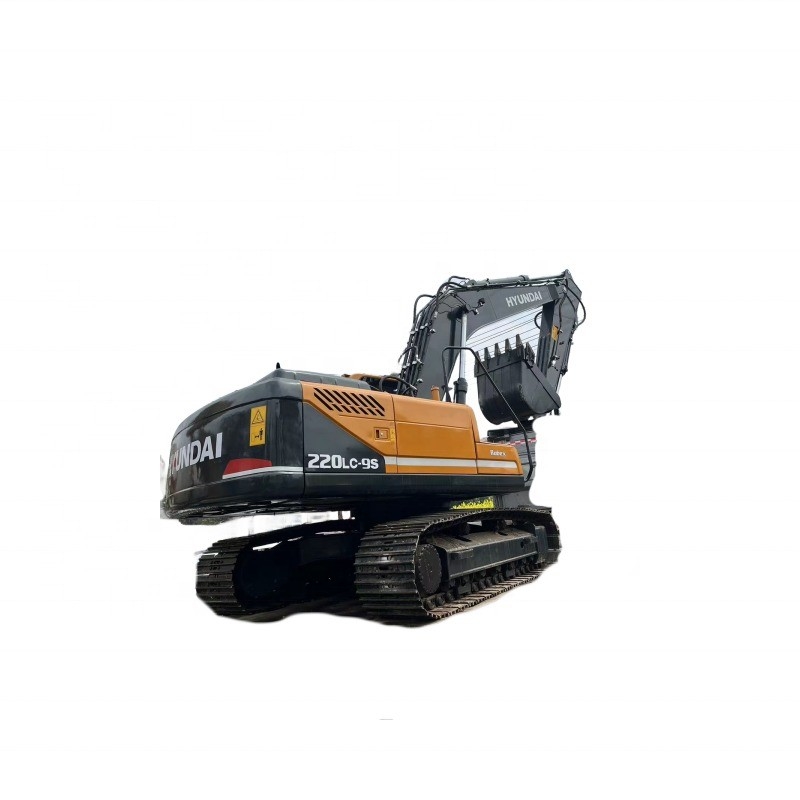 Well-Maintained Hyundai 220LC-9S Crawler Excavator with Diesel Engine in Good Condition