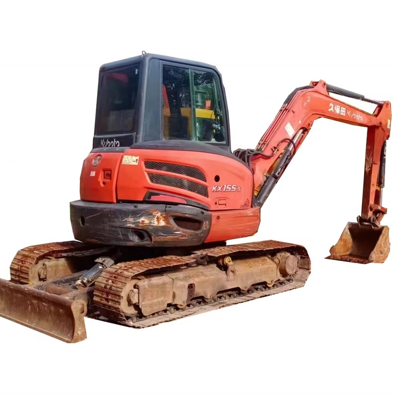 5 Ton Crawlerl Excavator Japan Kubota KX155-5 Used Excavators for Your Business Needs
