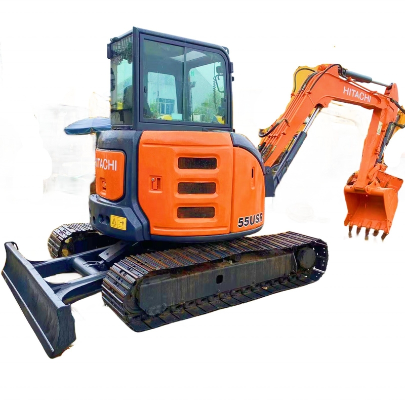 High Working Efficiency HITACHI ZX55USR Mini Excavator 5.5ton Operating Weight Used