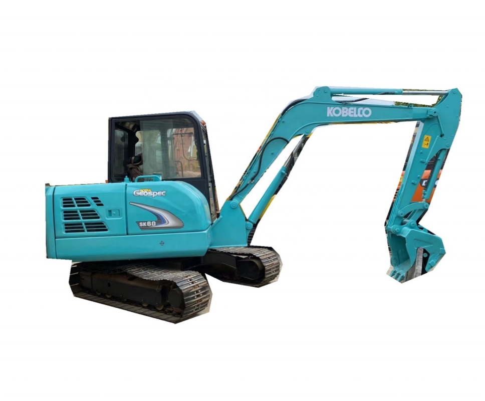 Used KOBELCO SK60 Excavator in Shanghai Secondhand Digger with Low Working Hours