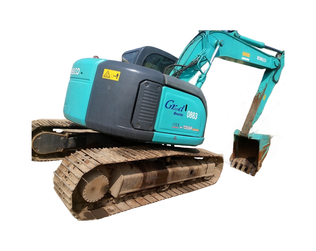 KOBELCO Used Crawler Excavator SK135S in Good Condition Original Paint Hydraulic Digger