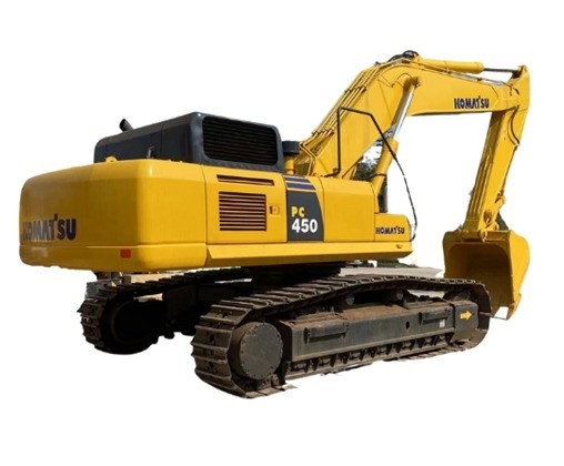 Japan Import Secondhand Komatsu PC450 Excavator Used 45Ton Digger in Shanghai Yard
